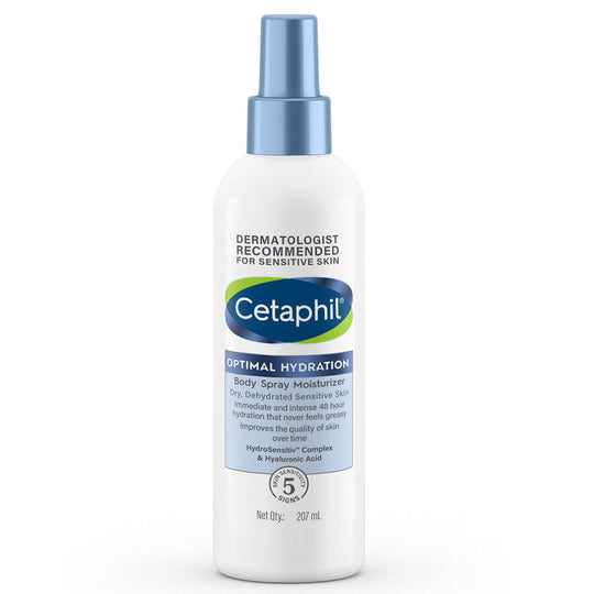 Cetaphil Optimal Hydration Body Spray Moisturizer, 207ml - Indicrest Buy at Indicrest