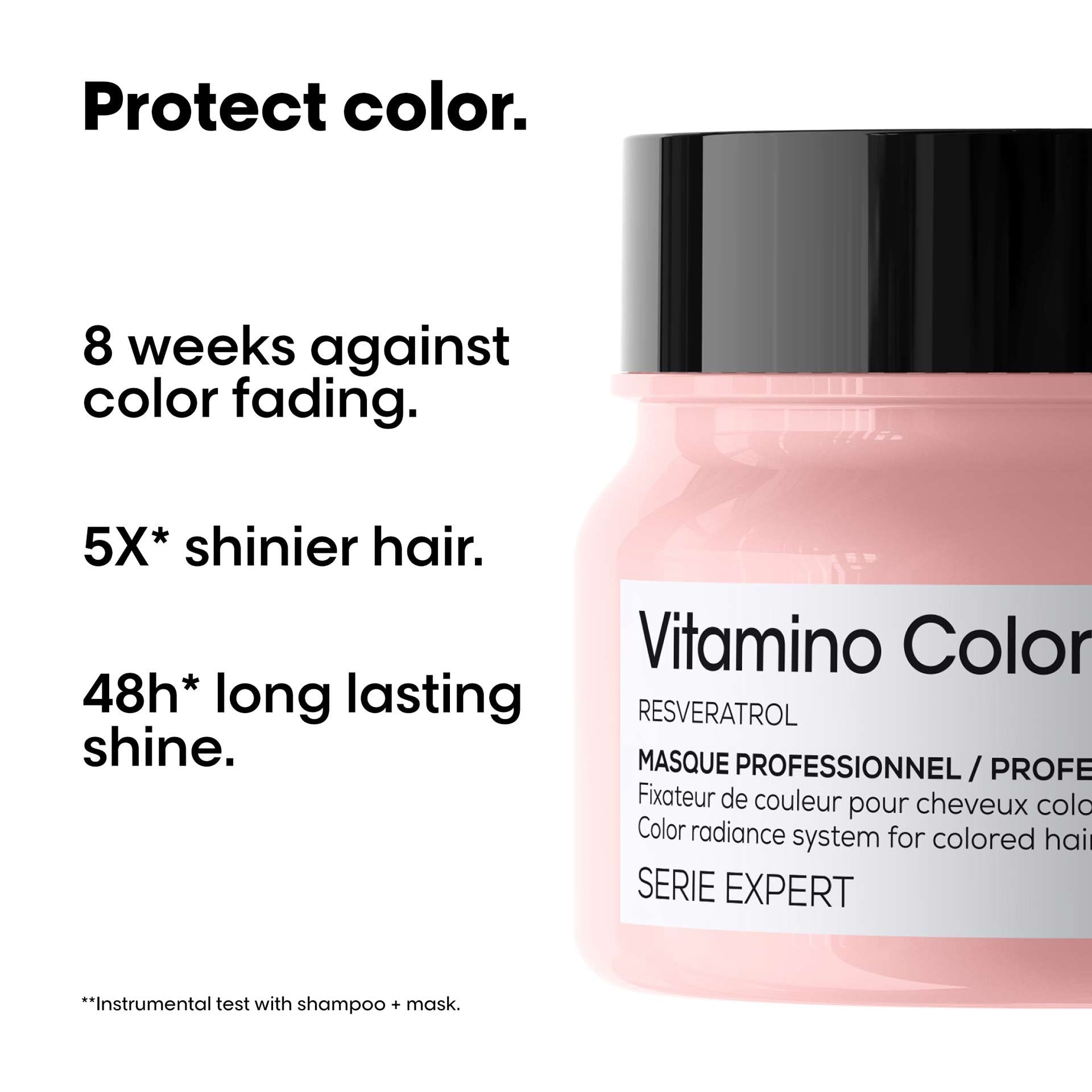 Color protection hair mask for colored hair
