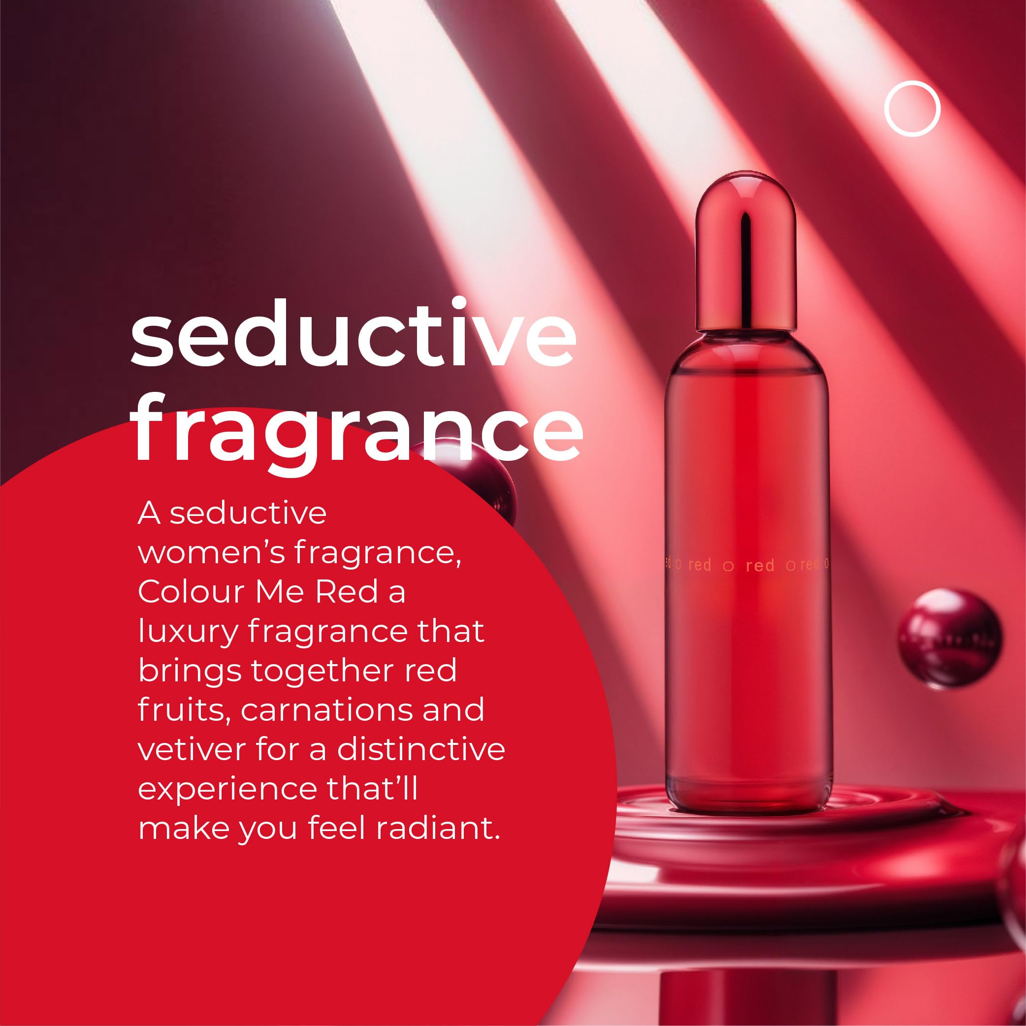 Colour Me Red EDP 100 ml | Elegant Floral Scent | Indicrest