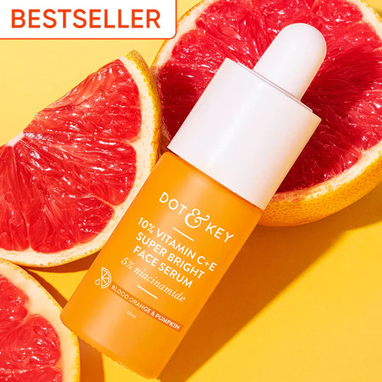 Dot & Key 10% Vitamin C+E Super Bright Face Serum, 30ml - Indicrest Buy at Indicrest