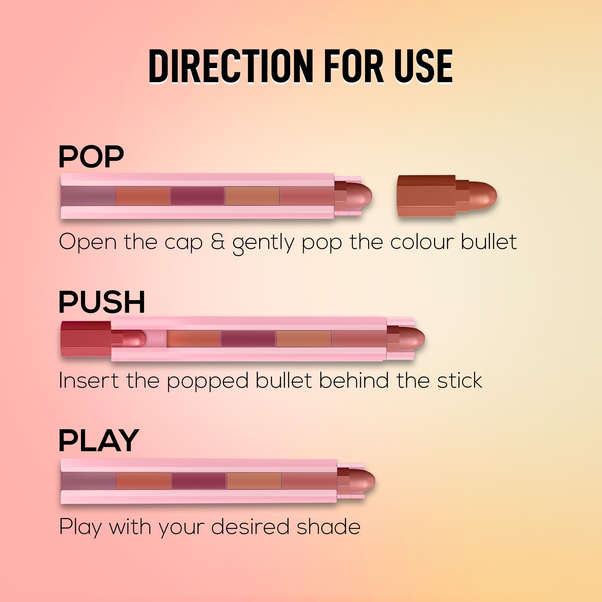RENEE Everyday Fab 5-Nude 5-in-1 Matte Lipstick Buy at Indicrest Image 5