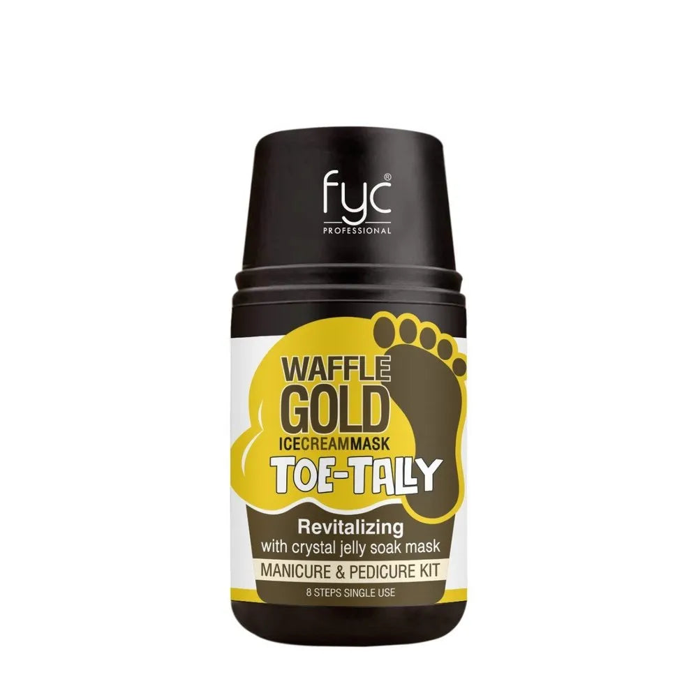 FYC WAFFLE GOLD TOE-TALLY MANICURE & PEDICURE KIT - Indicrest