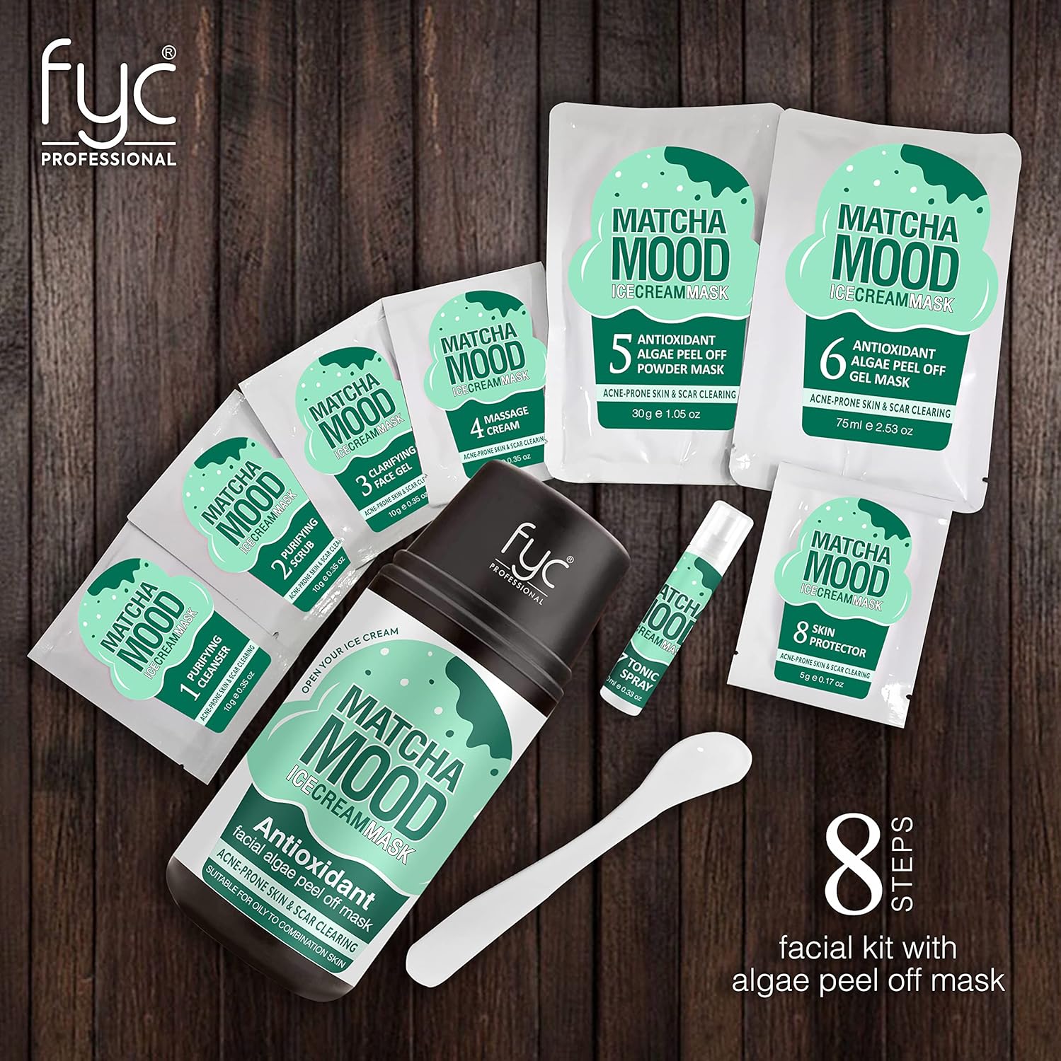 FYC Matcha Mood Facial Kit product front view