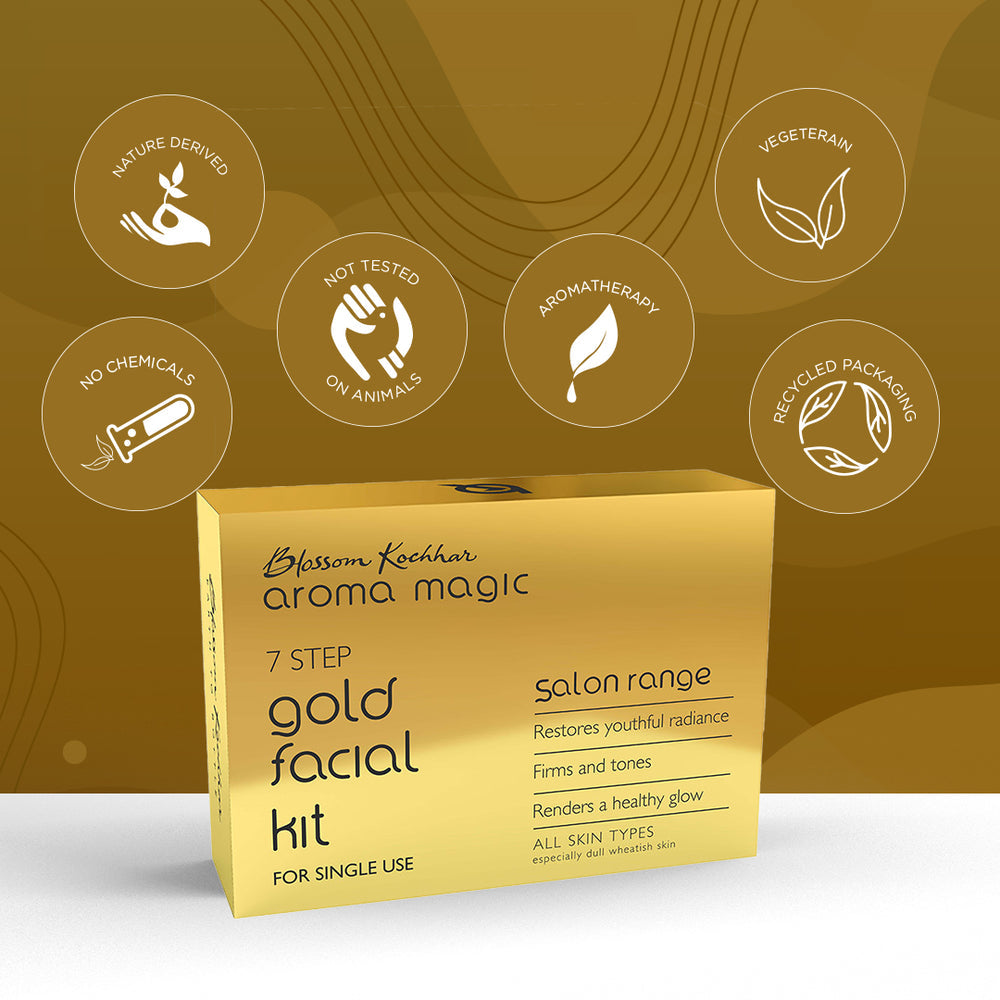Facial Kit with Gold Dust and Natural Ingredients 50g