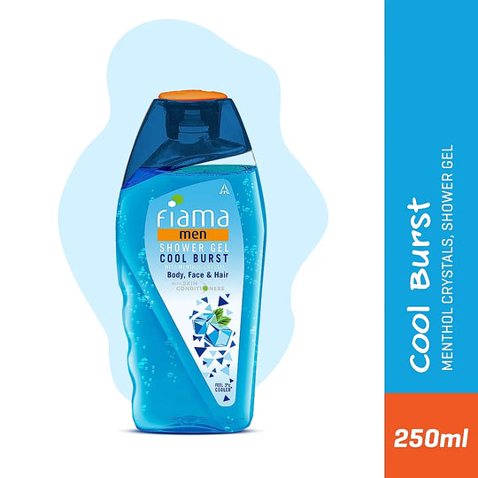 Fiama Men Shower Gel, Cool Burst 250ml - Indicrest Buy at Indicrest