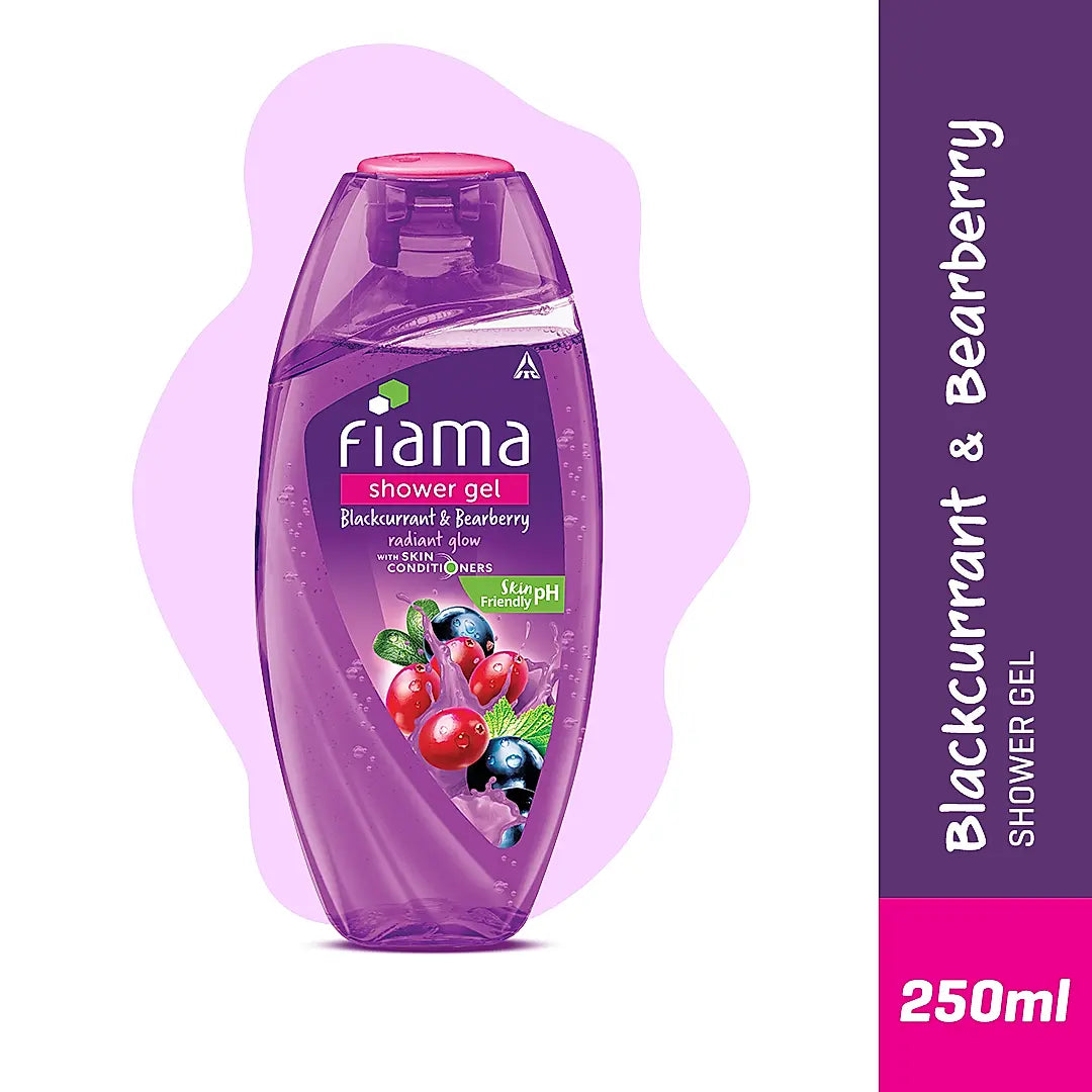 Fiama Shower Gel, Blackcurrant & Bearberry 250ml - Indicrest