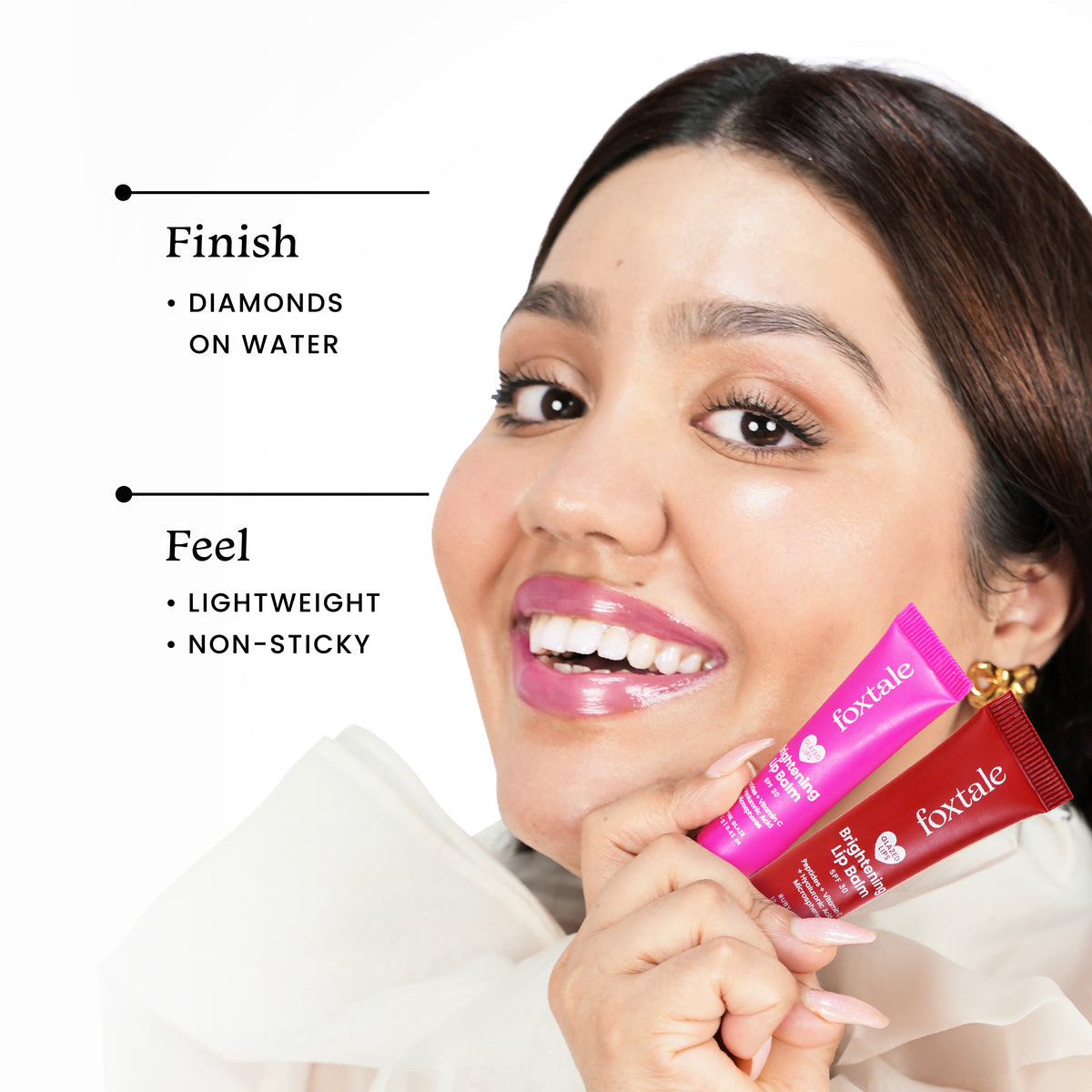 Foxtale Brightening Lip Balm SPF 30 | Kit of 2 | Fades Pigmentation & Brightens Lips in 15 Days5