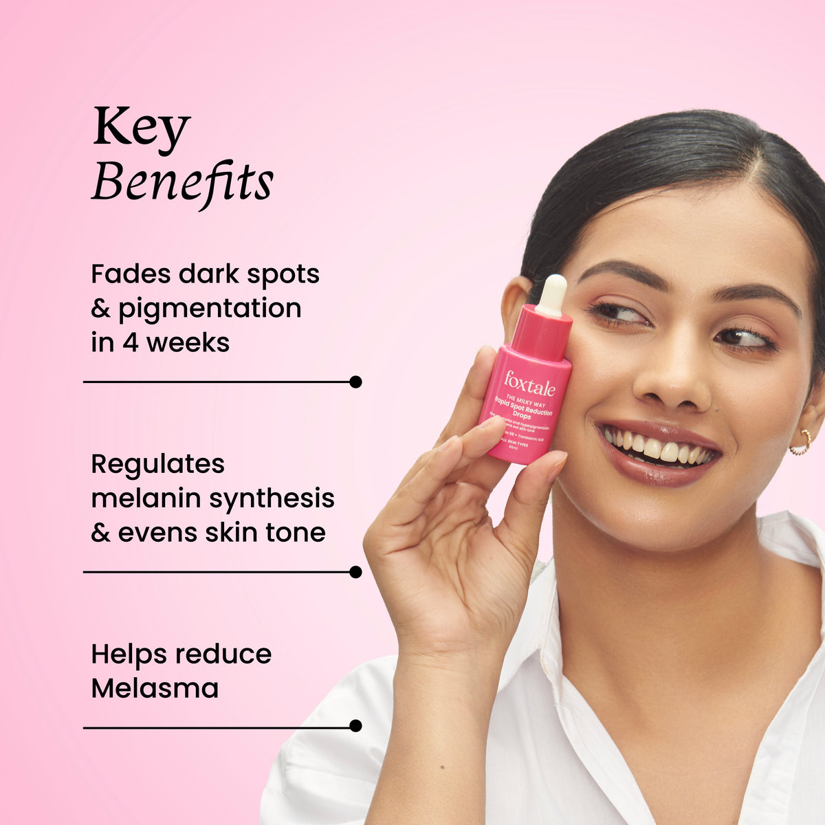 Foxtale Rapid Spot Reduction Drops 3% Tranexamic Acid and Niacinamide to Treat Pigmentation and Dark Spots, 30ml2