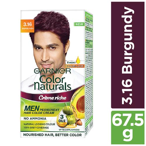 Garnier Men Color Naturals Hair Colour Shade 3.16 Burgundy (30ml+30g)2