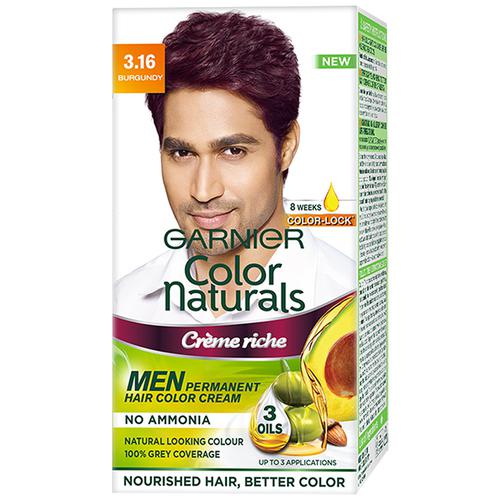 Garnier Men Color Naturals Hair Colour Shade 3.16 Burgundy (30ml+30g)