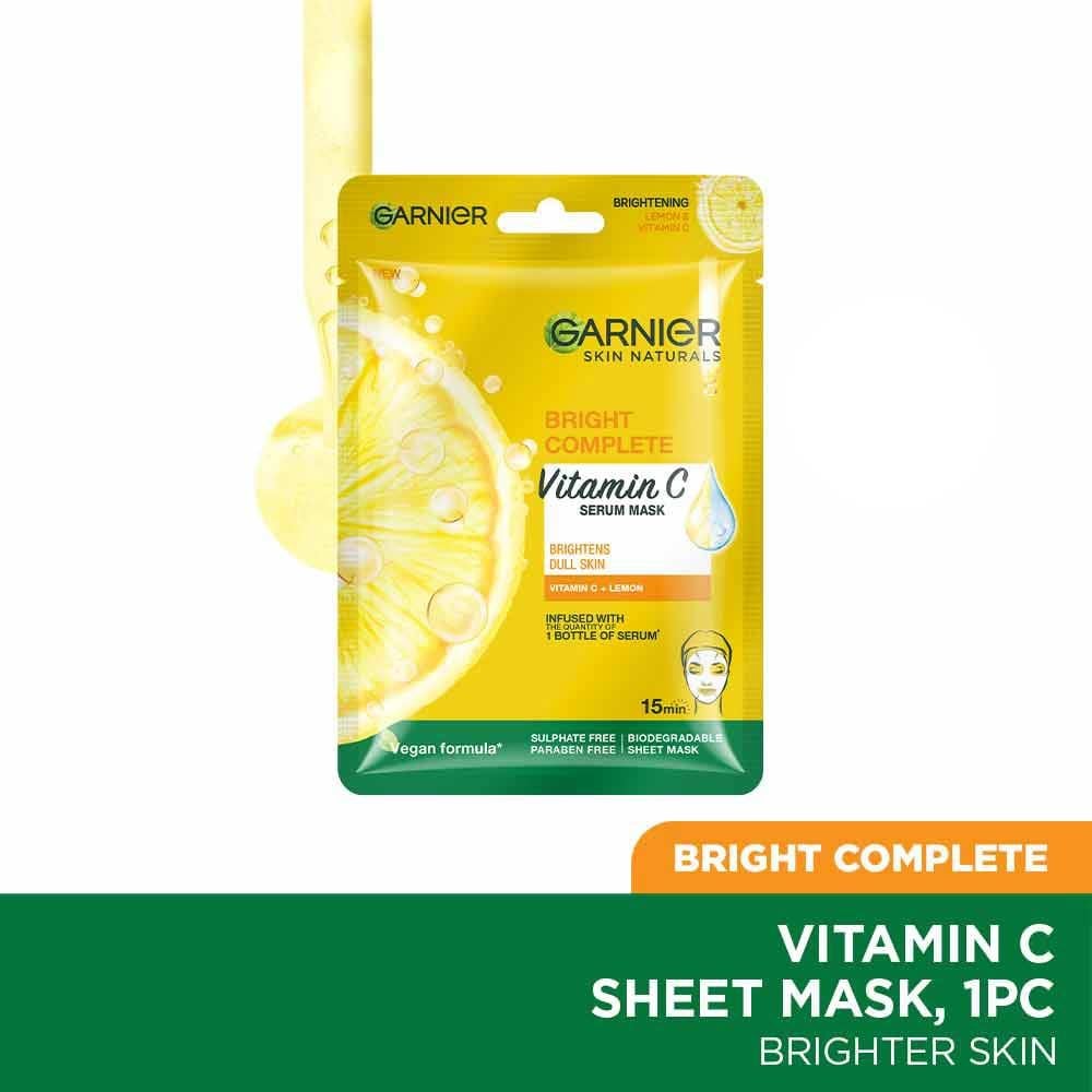 Garnier Vitamin C face mask single sheet