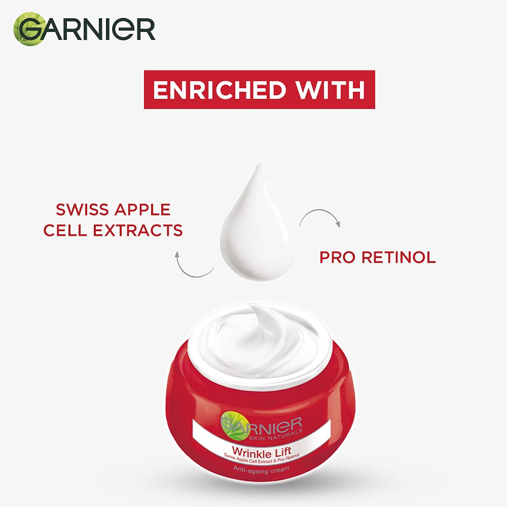Garnier Wrinkle Lift 40g travel-friendly tube