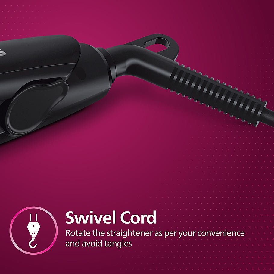 Philips Selfie Hair Straightener- I Minimized Heat Damage with SilkPro Care I Ceramic Coated Plates I HP8302/06