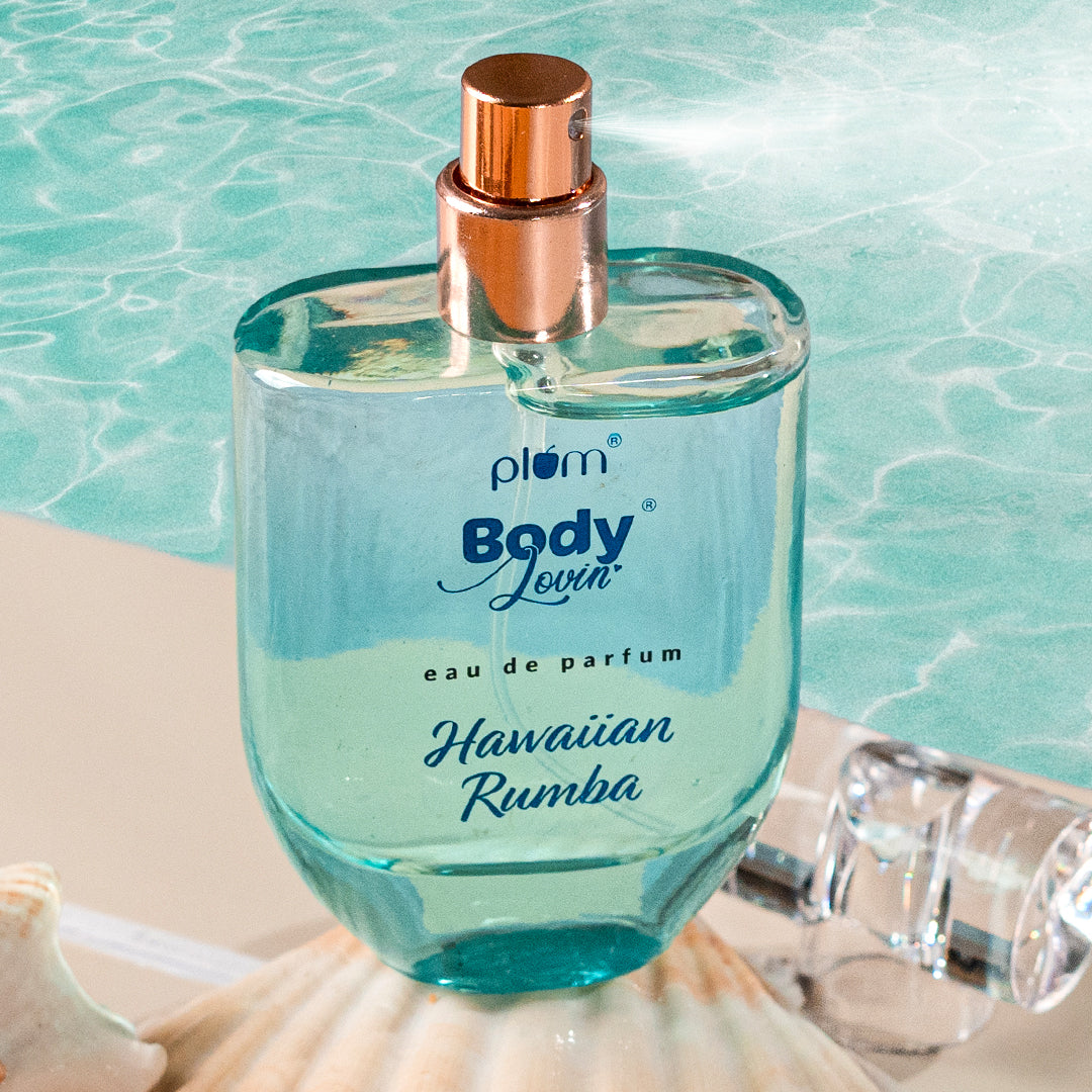 Plum Hawaiian Rumba Eau De Parfum (Perfume) by Plum BodyLovin' | Fresh Beachy Fragrance | Long Lasting | Easy To Carry, 50ml