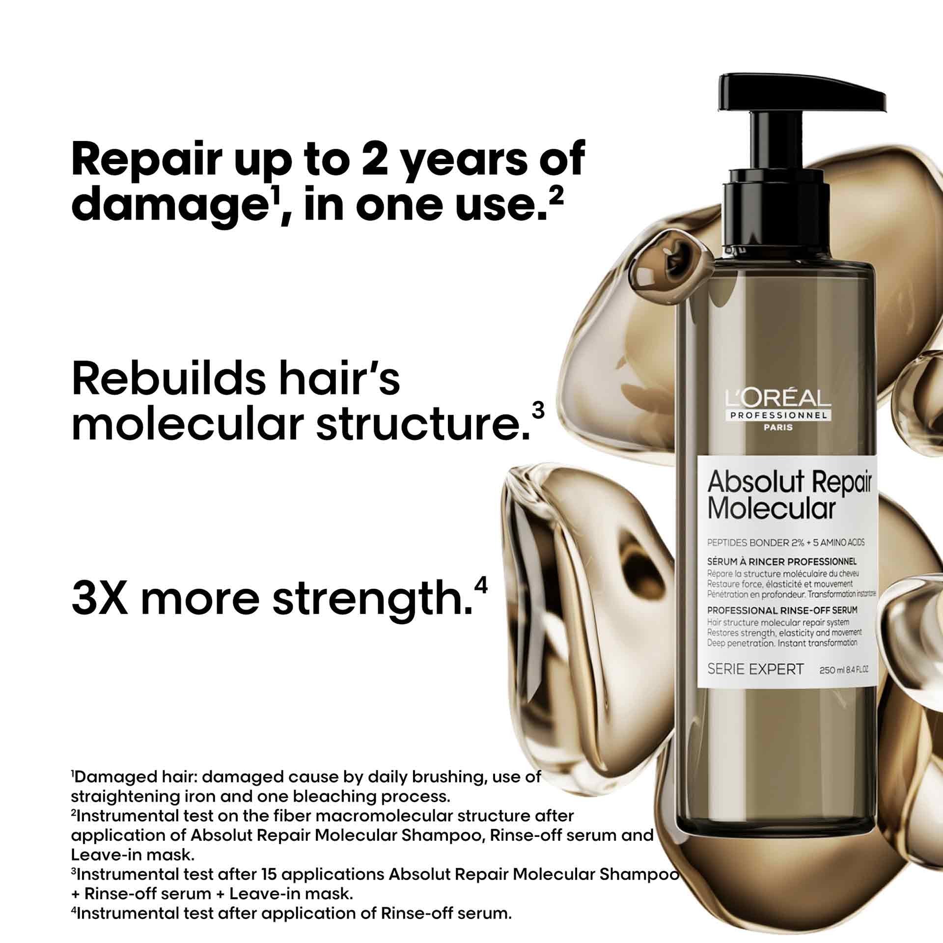 Hair repair serum for damaged hair