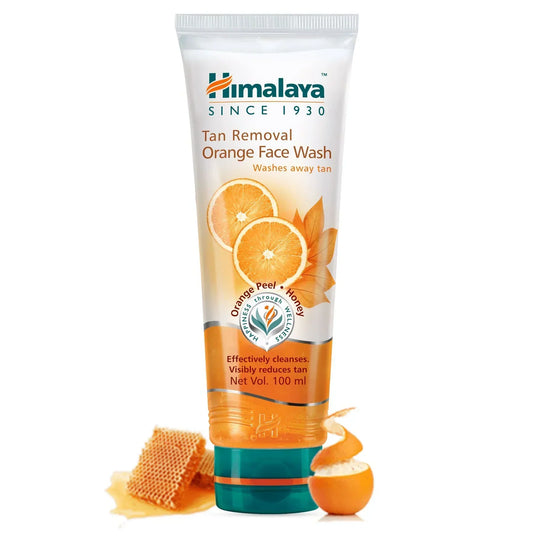 Himalaya Tan Removal Orange Face Wash 100ml - Indicrest Buy at Indicrest