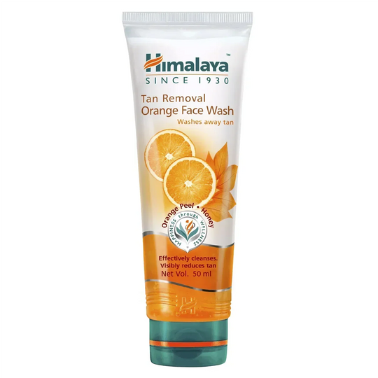 Himalaya Tan Removal Orange Face Wash 50ml - Indicrest Buy at Indicrest