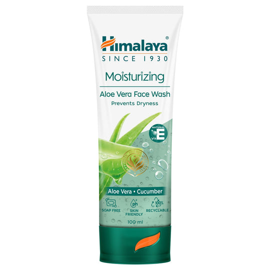 Himalaya Aloe Vera Face Wash 100ml front view Buy at Indicrest