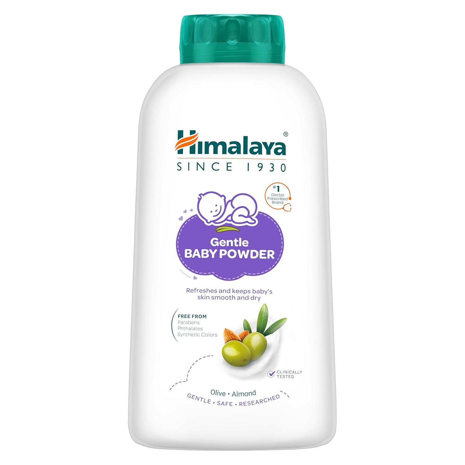 Himalaya Baby Powder with Yashad Bhasma & Vetiver, 700g | Baby Powder