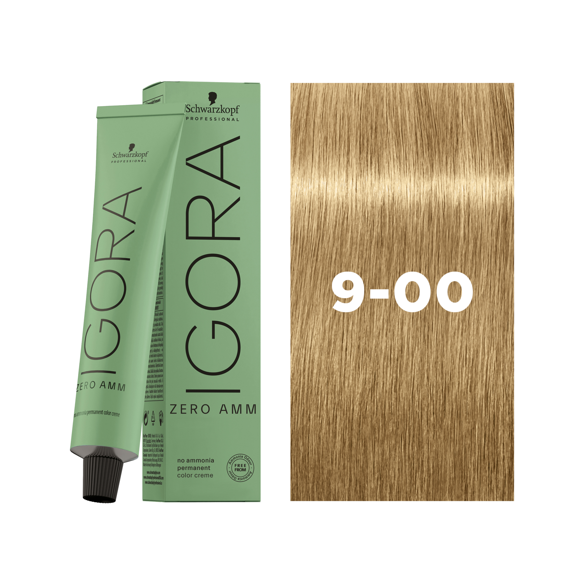 Schwarzkopf Professional Igora Zero AMM 9-00 Extra Light Blonde Natural Extra, 60ml