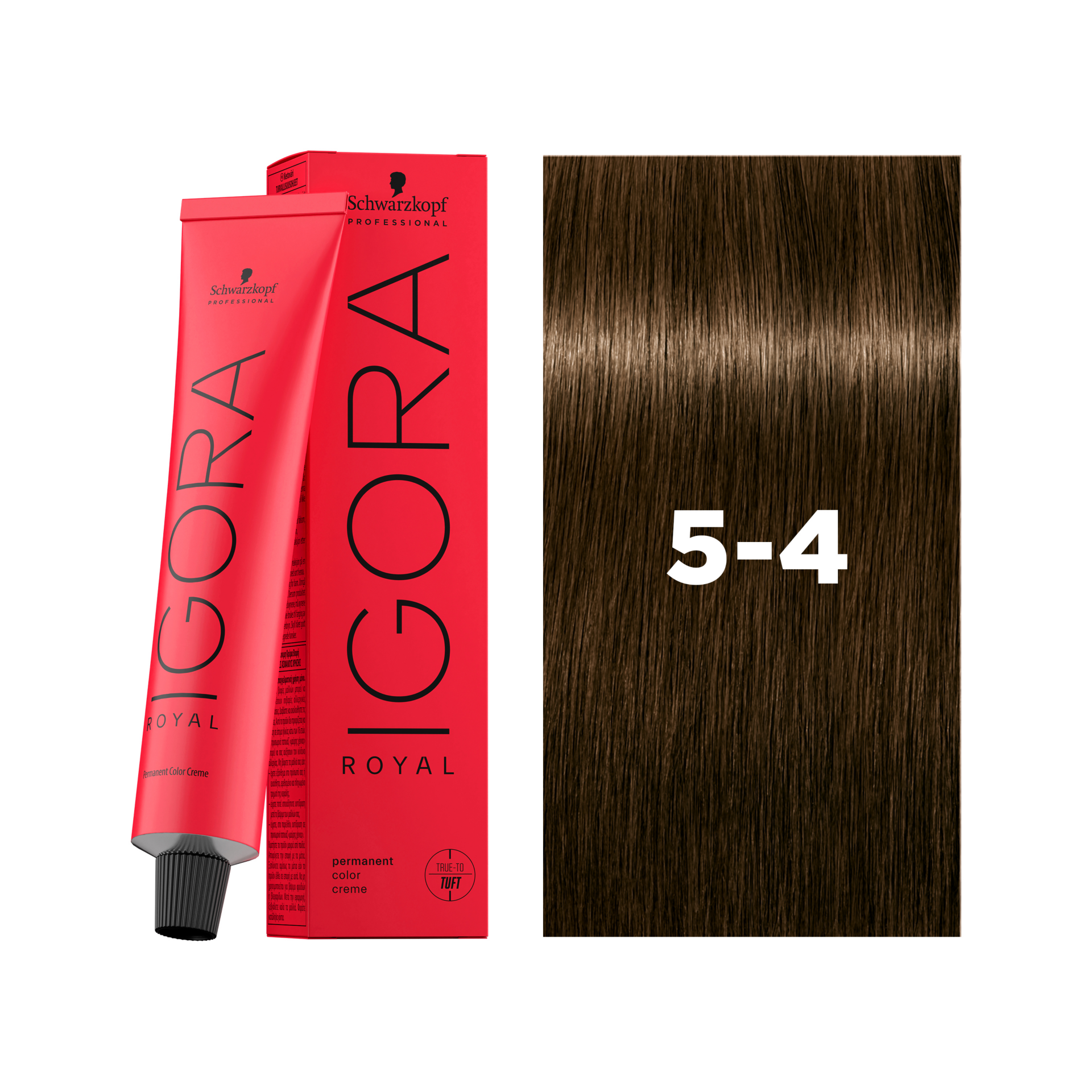 Schwarzkopf Professional Igora Royal 5-4 Light Brown Beige, 60ml