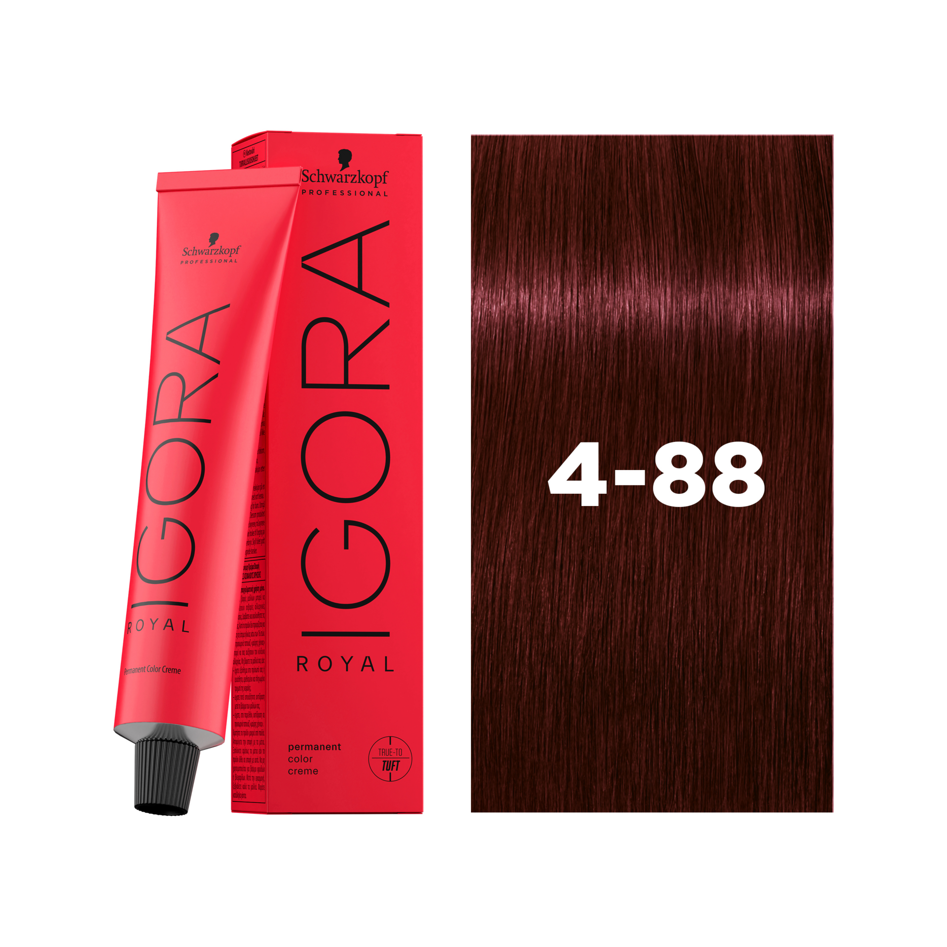 Schwarzkopf Professional Igora Royal 4-88 Medium Brown Red Extra, 60ml