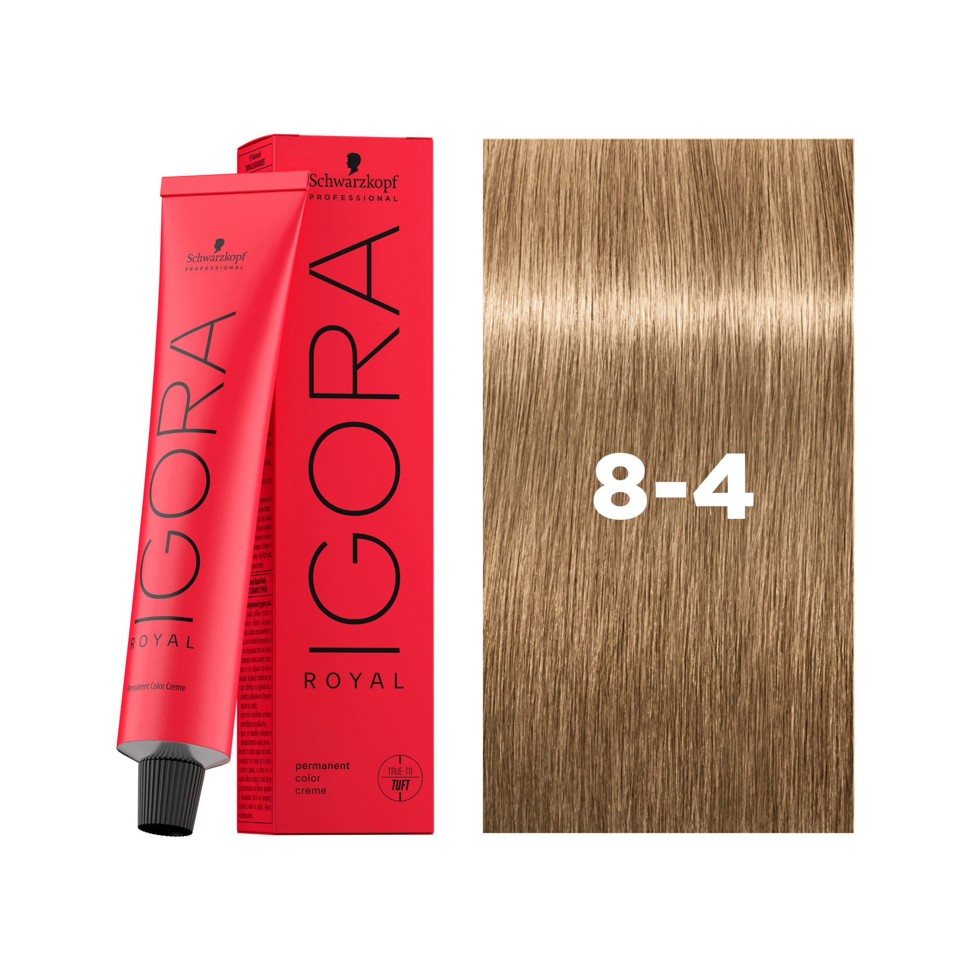 Schwarzkopf Professional Igora Royal 8-4 Light Blonde Beige, 60ml