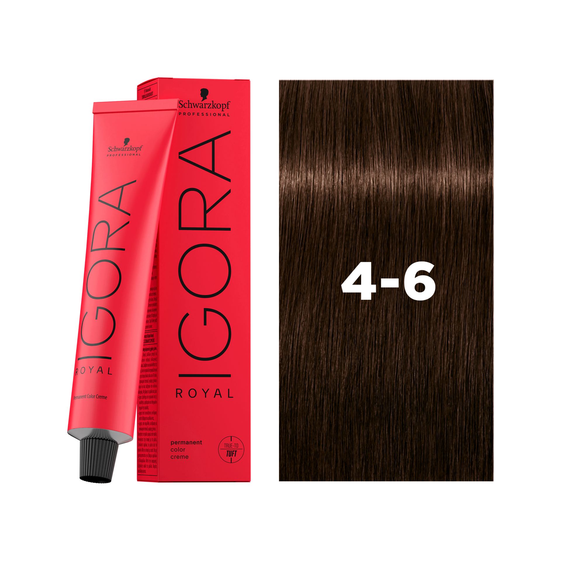 Schwarzkopf Professional Igora Royal 4-6 Medium Brown Chocolate, 60ml Buy at Indicrest