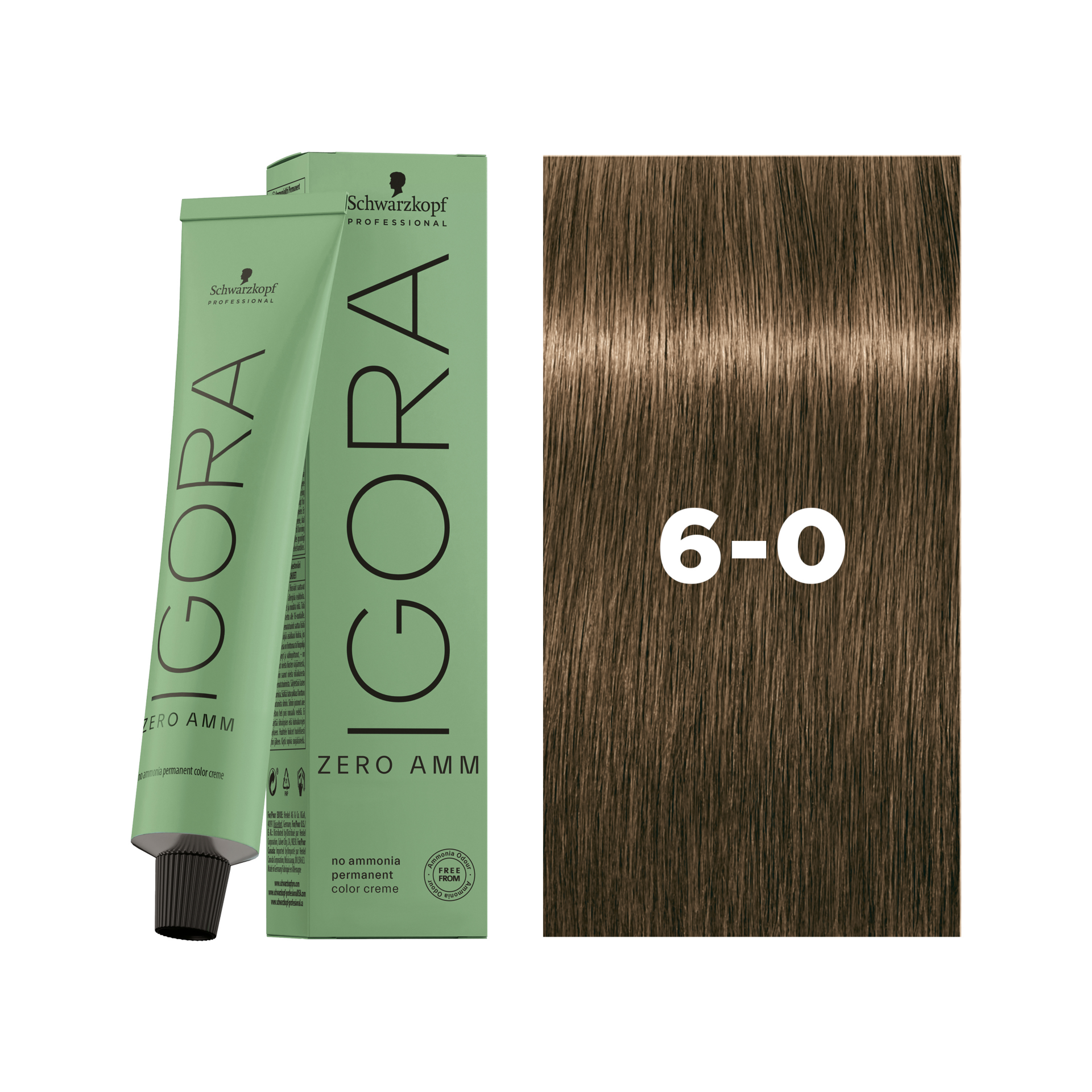 Schwarzkopf Professional Igora Zero AMM 6-0 Dark Blonde Natural, 60ml