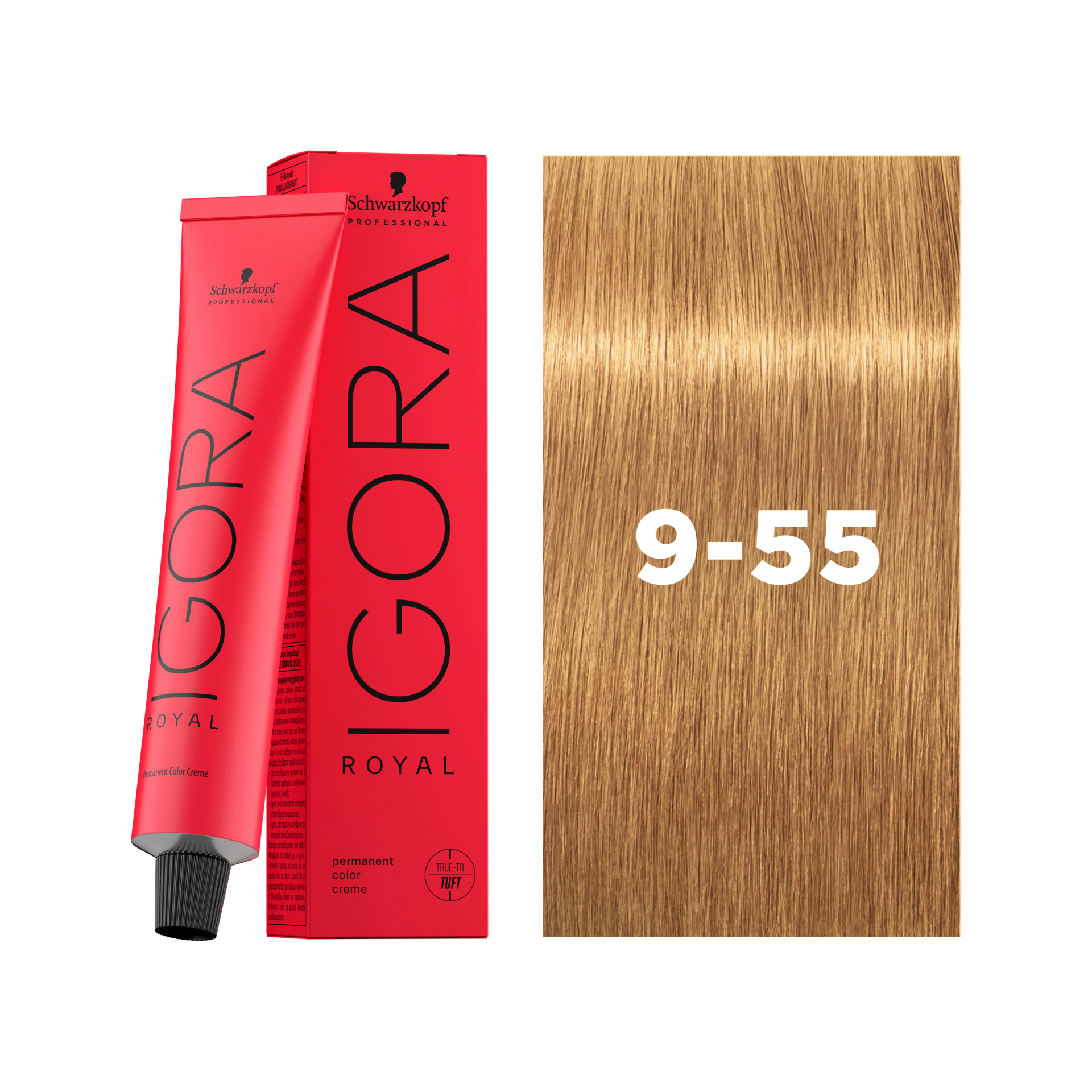 Schwarzkopf Professional Igora Royal 9-55 Extra Light Blonde Gold Extra, 60ml