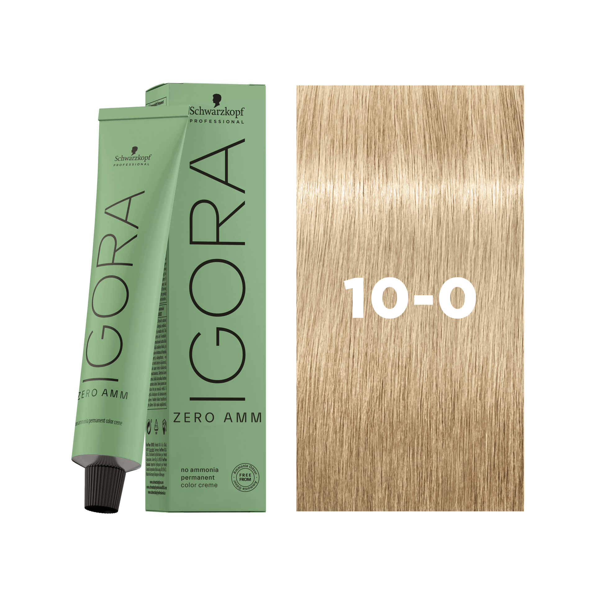 Schwarzkopf Professional Igora Zero AMM 10-0 Ultra Blonde Natural, 60ml