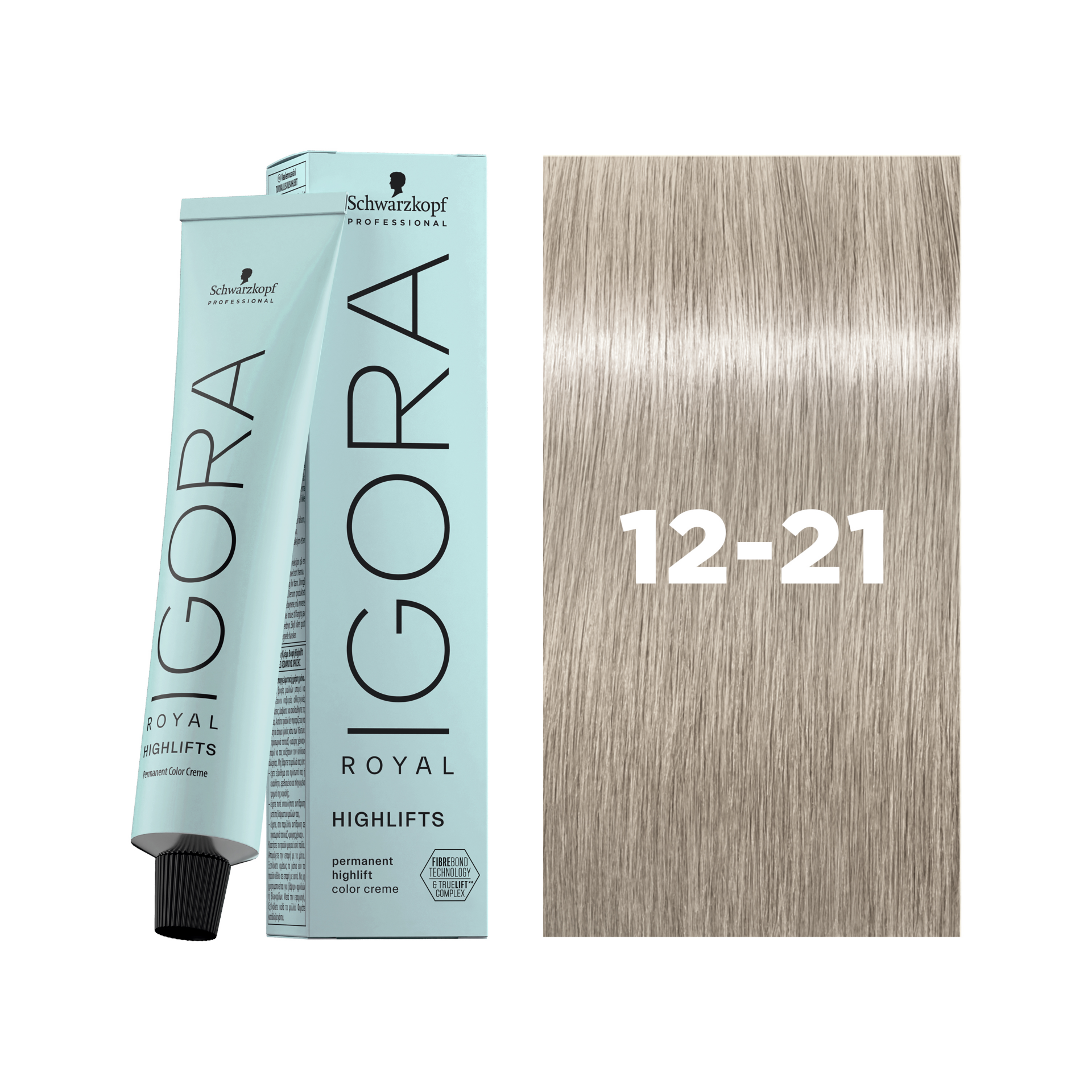 Schwarzkopf Professional Igora Royal Highlifts 12-21 Special Blonde Ash Cendré, 60ml