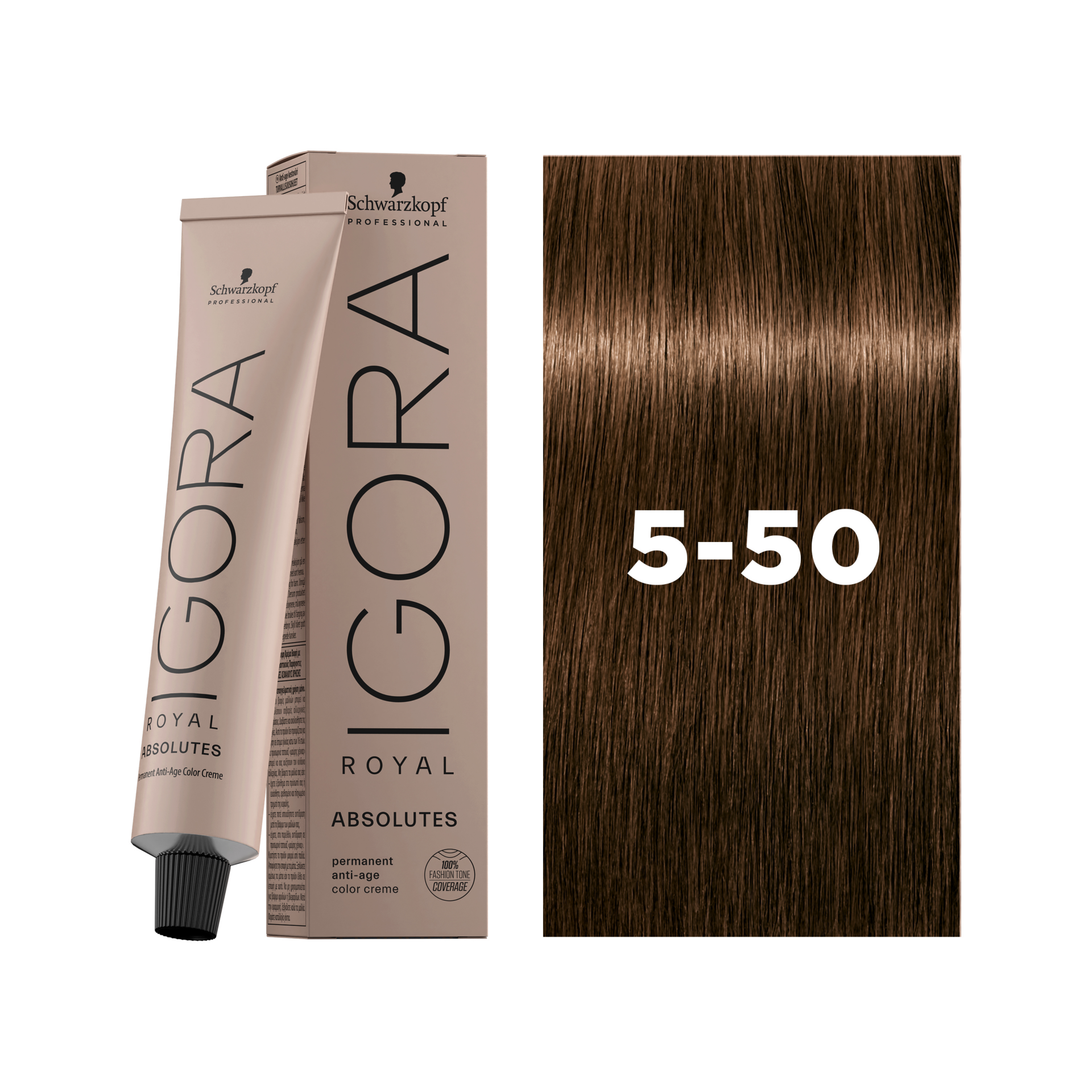 Schwarzkopf Professional Igora Royal Absolutes 5-50 Light Brown Gold Natural, 60ml