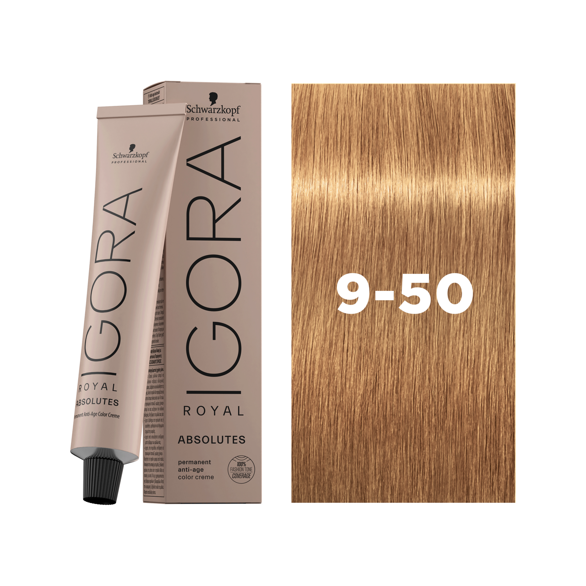 Schwarzkopf Professional Igora Royal Absolutes 9-50 Extra Light Blonde Gold Natural, 60ml