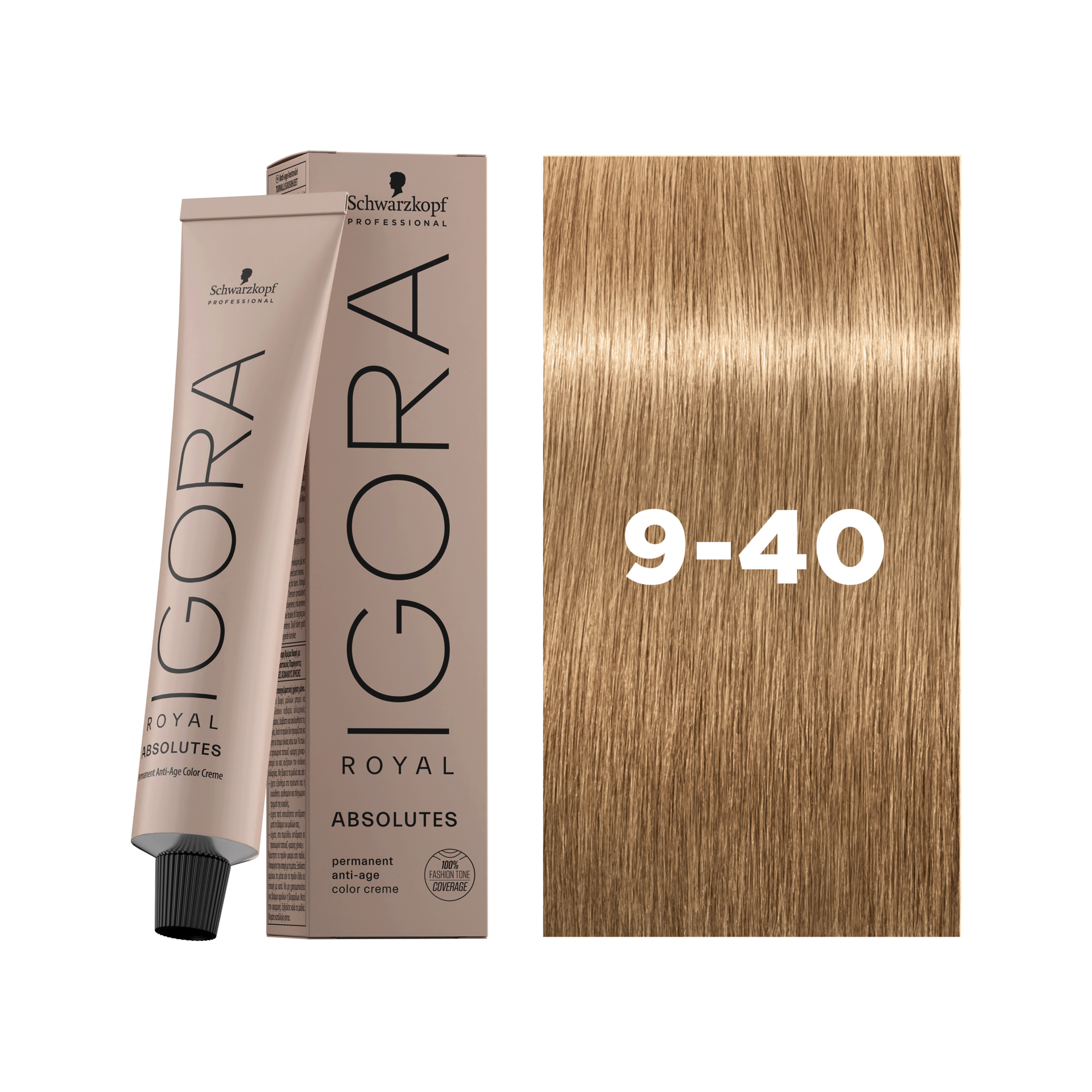 Schwarzkopf Professional Igora Royal Absolutes 9-40 Extra Light Blonde Beige Natural, 60ml