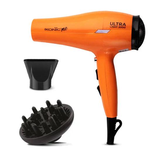 Ikonic Me Ultralight 2000 Hairdryer - Orange - Indicrest Buy at Indicrest