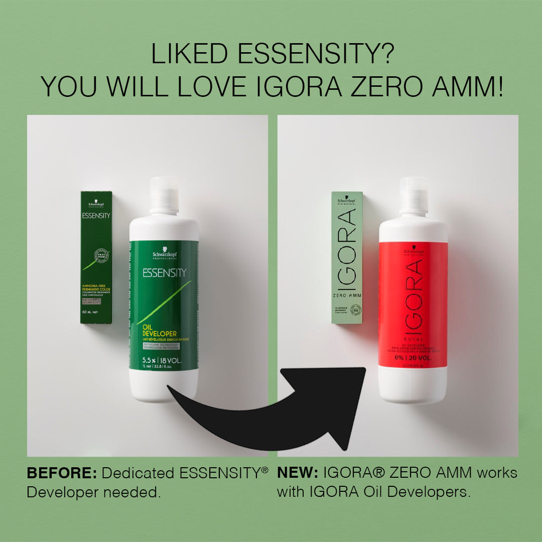 Indicrest professional hair dye Schwarzkopf Igora Zero