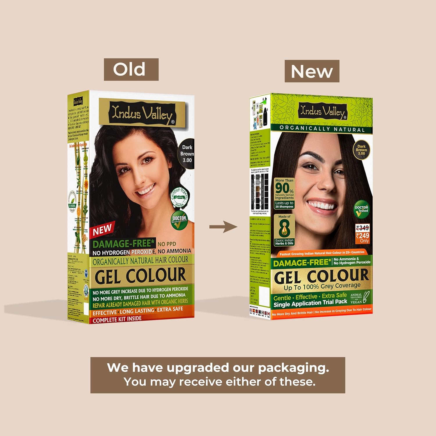 Indus Valley Old and New Colour Protective Shampoo with Gel Colour by Indicrest
