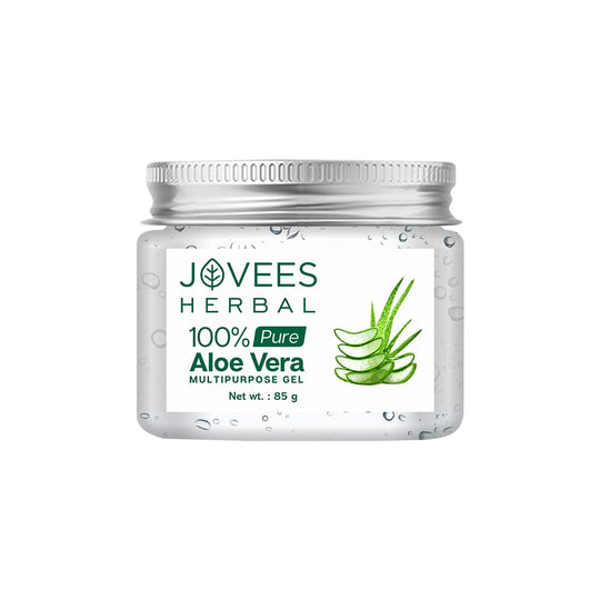 Jovees 100% Pure Aloe Vera Multipurpose Gel For Face, Skin & Hair, 85g Buy at Indicrest