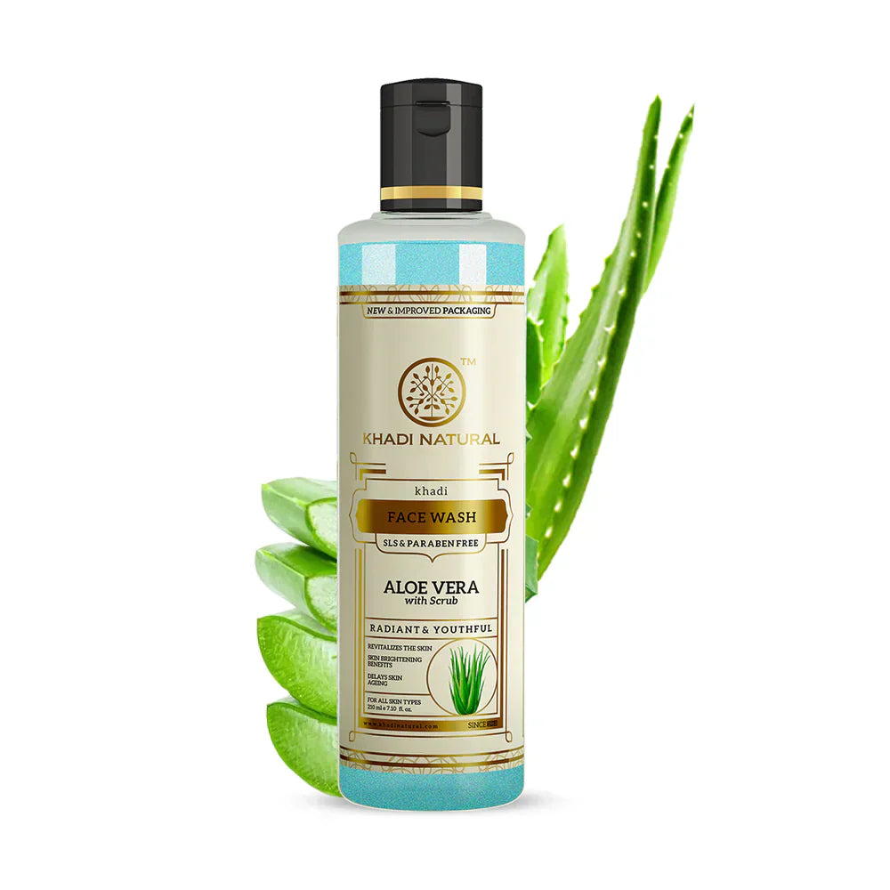 Khadi Aloevera Face Wash 210ml - Indicrest