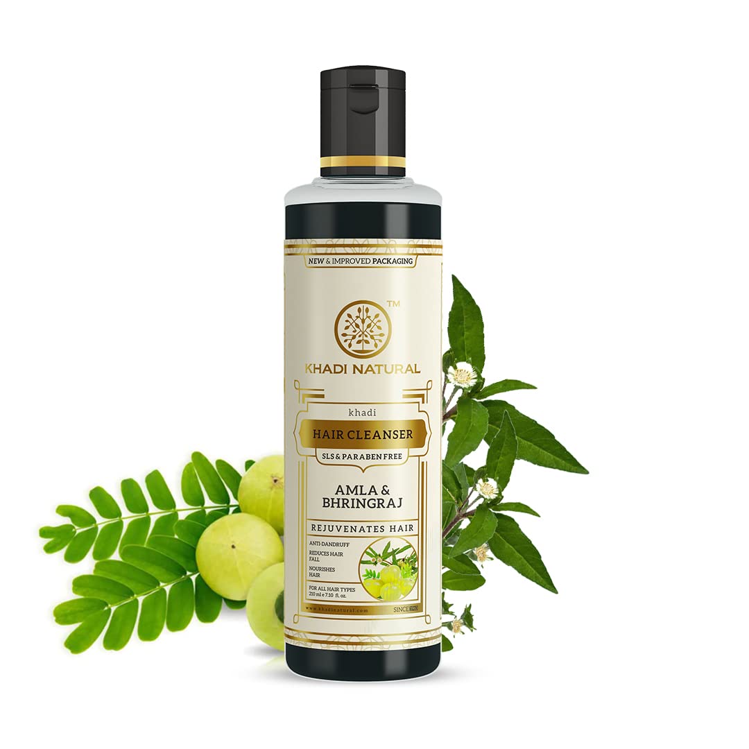 Khadi Amla & Bhringraj Hair Cleanser 210ml - Indicrest