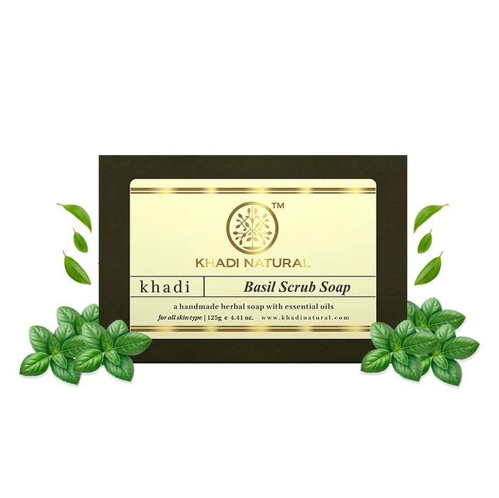 Khadi Basil Soap 125g - Indicrest