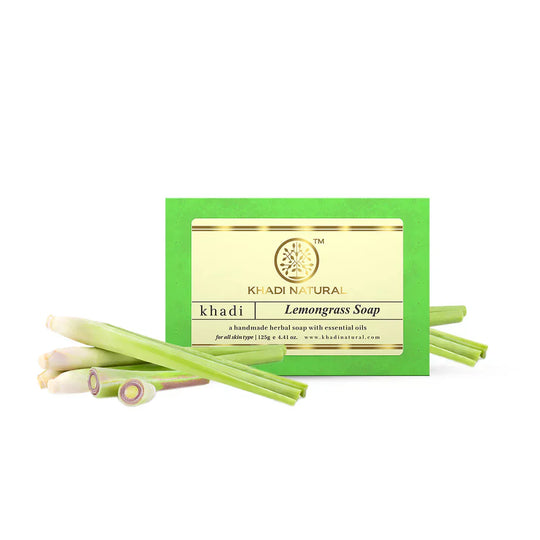 Khadi Lemongrass Soap 125g - Indicrest Buy at Indicrest