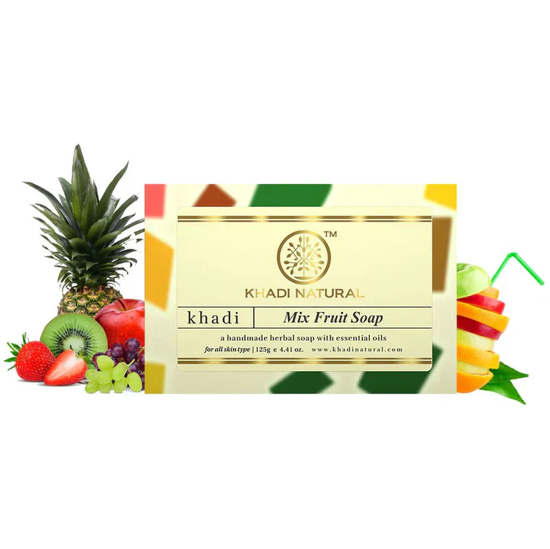 Khadi Mix Fruit Soap 125g - Indicrest