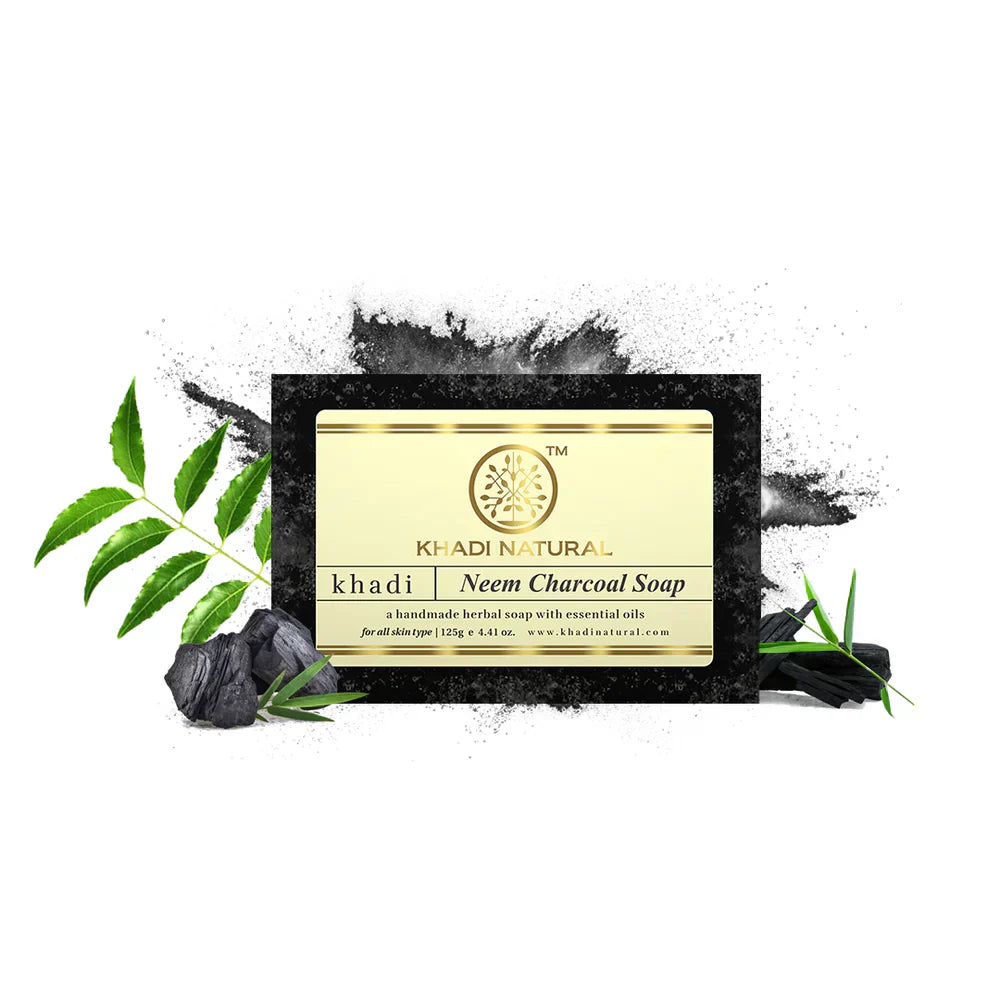 Khadi Neem Charcoal Soap 125g - Indicrest