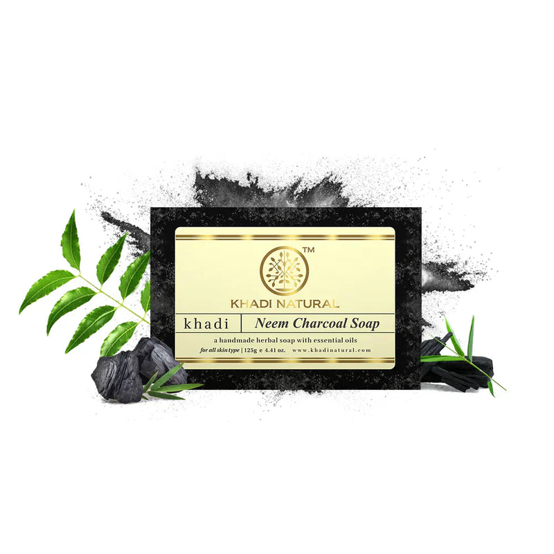 Khadi Neem Charcoal Soap 125g - Indicrest Buy at Indicrest