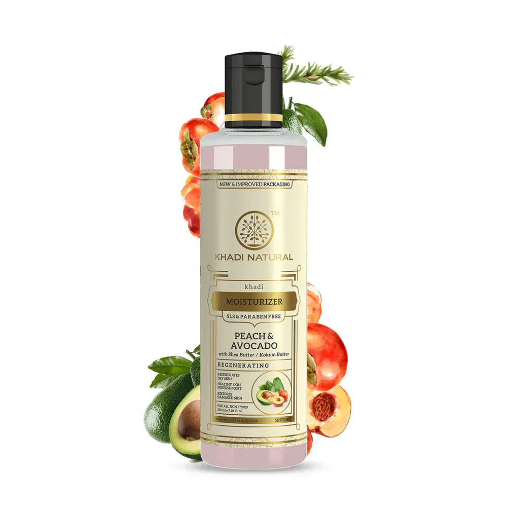 Khadi Peach & Avocado Mosturizer 210ml - Indicrest