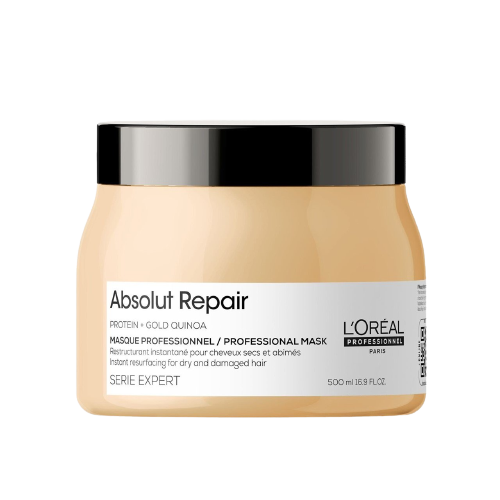 L'Oreal Professionnel Absolut Repair Shampoo, 1.5L | Hair Mask, 490g | Hair Serum, 90g Combo For Damaged Hair