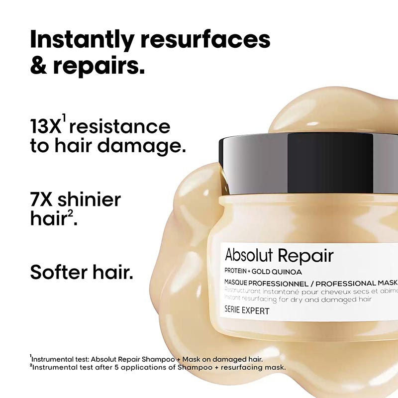 LOreal Professionnel
Absolut Repair Mask For Dry Hair with Protein & Omega-9