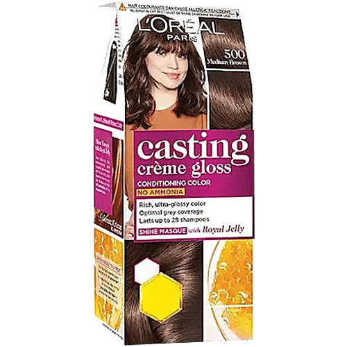 LOreal_Paris_Casting_Cr_me_Gloss_-_Small_Pack_45g_-_500_Medium_Brown7 Buy at Indicrest